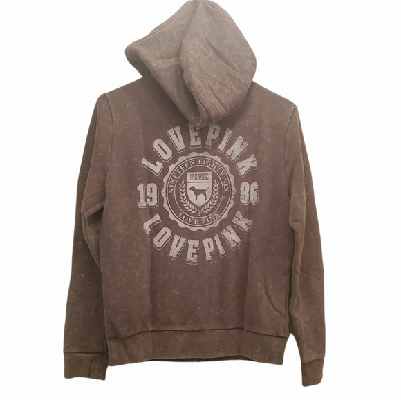 VS Pink Full Zip Hoodie - Picture 7 of 9